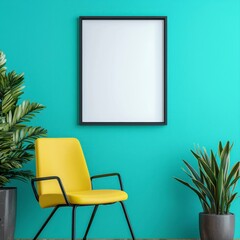 Cozy room featuring a comfortable chair and a vibrant plant creating a relaxing atmosphere