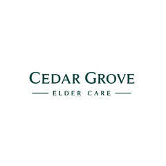 Cedar Grove Elder Care Vector Logo Design