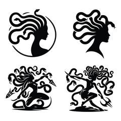 Fototapeta premium Medusa’s Wrath: The Power of Myth and Art