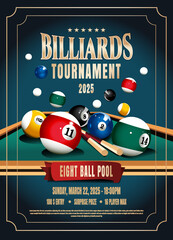 billiards tournament flyer.eps
