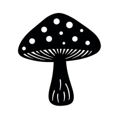 Modern Towboat Silhouette Vector Illustration