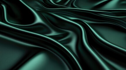 Obraz premium Deep emerald green background with a fine velvet texture