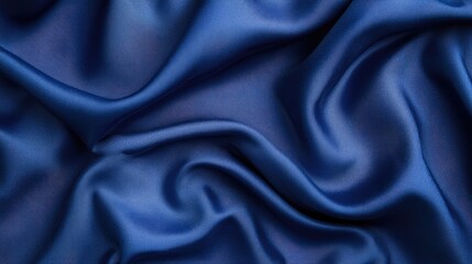 Fototapeta premium Deep royal blue background with a rich fabric texture