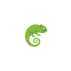 Fototapeta premium Chameleon Vector Logo Design