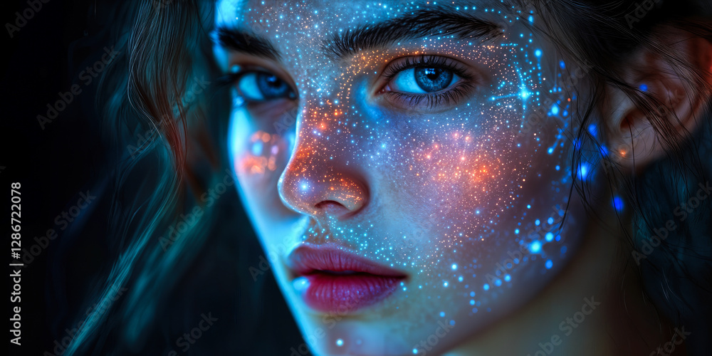 Poster advanced generative ai in skincare analytics for personalized solutions with precision and scientifi