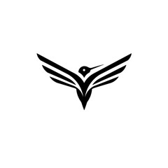 Hummingbird Vector Logo Design