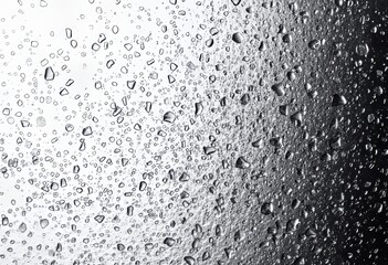  Macro Close-Up of Water Droplets on Textured Surface