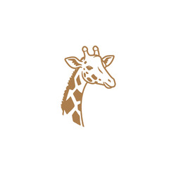 Giraffe Vector Logo Design