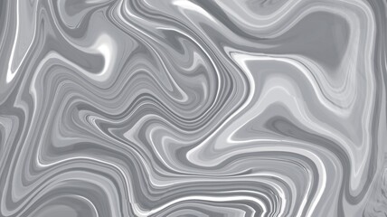 A stunning abstract fluid art design with swirling grayscale tones, creating a marble-like texture with smooth, flowing patterns and a modern, sophisticated aesthetic.
