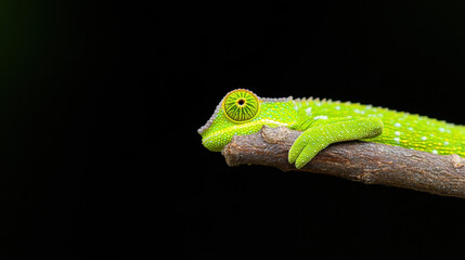 Obraz premium Anatomy, A detailed shot of a chameleon's zygodactyl feet showcasing high fidelity and intricate textures.