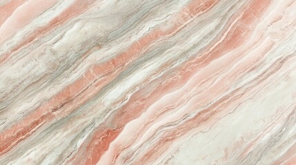 Obraz premium Powder pink marble with minimalist streaks and softly diffused highlights
