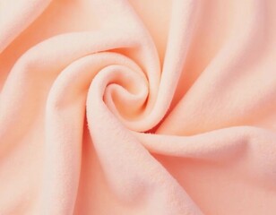 Elegant Swirling Peach Fabric in Monochromatic Style with Soft Tactile Texture