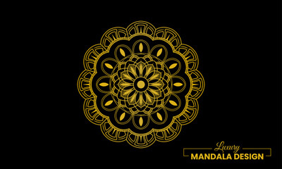 Exclusive Luxury Ornamental Mandala Design . Luxury Mandala Design . 