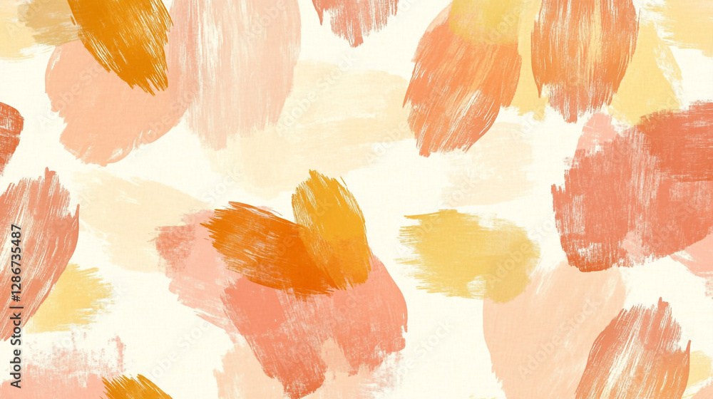Aufkleber colorful abstract brush strokes create a warm and inviting background design for art projects
