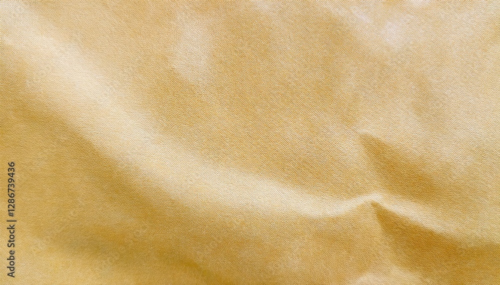 Poster textured yellow fabric background with soft gradient and fabric weave, ideal for design projects, photography backdrops, and fabric art