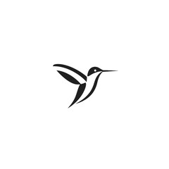 Fototapeta premium Hummingbird Vector Logo Design
