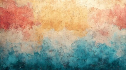 Fototapeta premium Warm toned abstract art textured background. AI Generated
