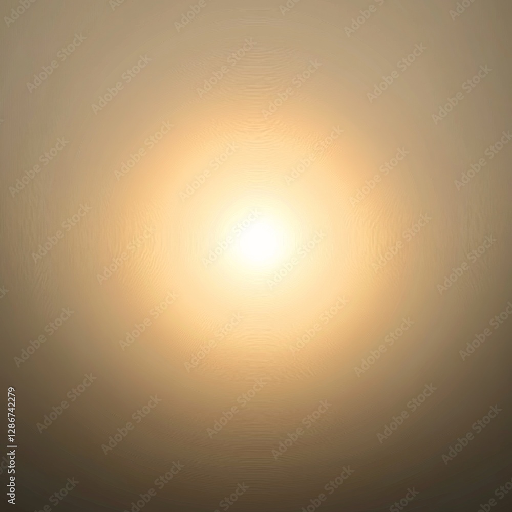 Poster golden light: a luminous sunburst illuminating the horizon with warmth and radiance