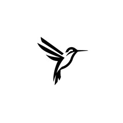 Fototapeta premium Hummingbird Vector Logo Design