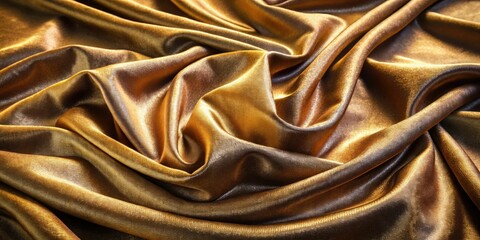 Velvety plush fabric with metallic sheen, reflective, modern
