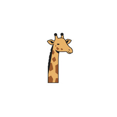 Obraz premium Giraffe Vector Logo Design