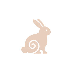 Fototapeta premium Rabbit Vector Logo Design