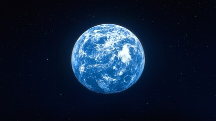 A Stunning View of a Blue Planet