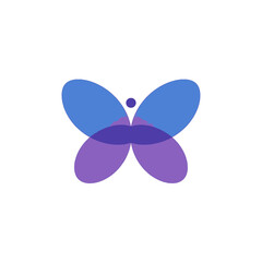 Fototapeta premium Butterfly Vector Logo Design