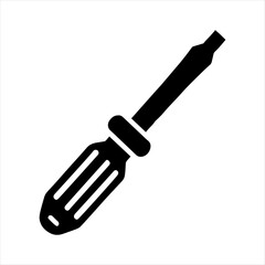 Screwdriver silhouette vector design