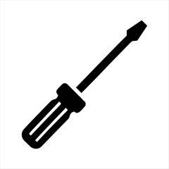 Screwdriver silhouette vector design