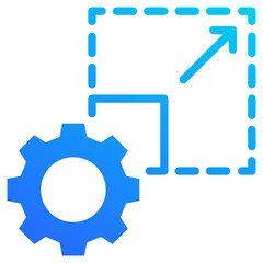 Obraz premium Scalability Icon