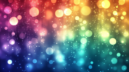 Light background with rays and rainbow spectrum flare on transparent layout. Colorful beams fall from above. Gradient effect, magic glow, crystal or sun vibrant shine Realistic 3d vector illustration