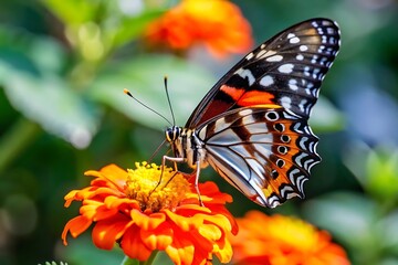 Obraz premium beautiful butterfly isolated on white