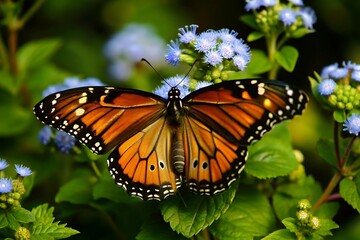 beautiful butterfly isolated on white