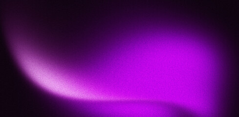 Purple black gradient background, grainy noise texture effect black backdrop web banner design