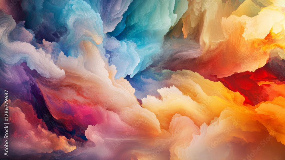 Poster holographic abstract blur spot. vector 3d chameleon y2k aura shape gradient texture. soft geometric 