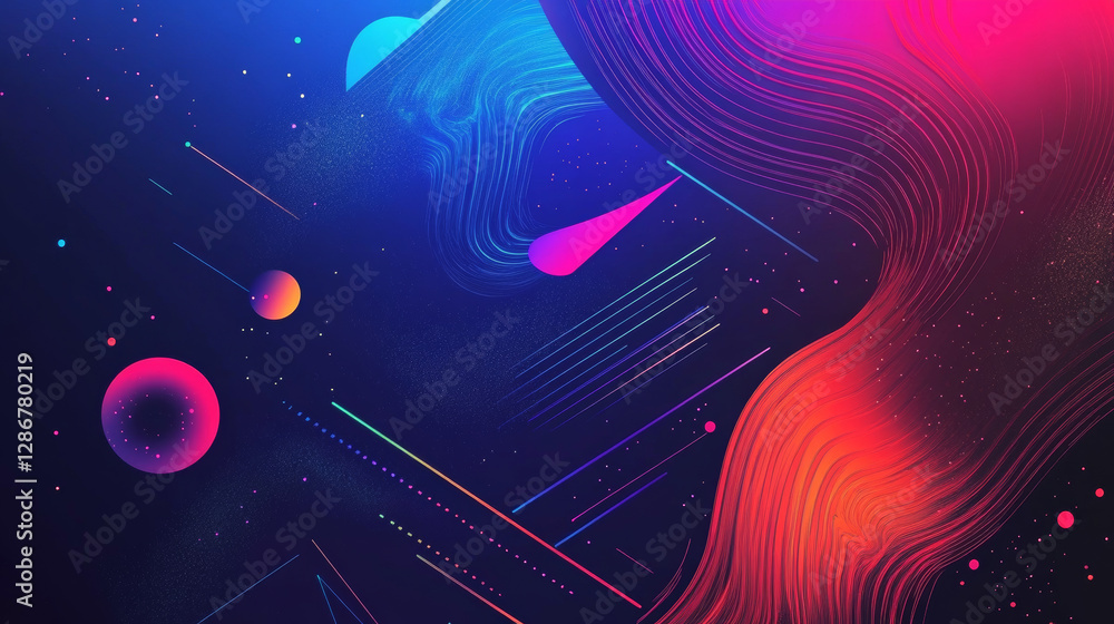 Aufkleber holographic abstract blur spot. vector 3d chameleon y2k aura shape gradient texture. soft geometric 