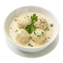 Malai kofta isolated on transparent background