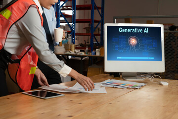 Generative AI virtual assistant tools for prompt engineer and user for ease of engage artificial...