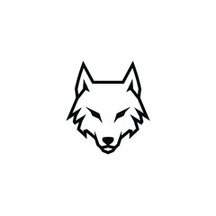 Fototapeta premium Wolf Vector Logo Design