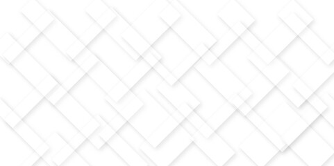 Modern Abstract White Geometric Background. Soft 3D White Squares with Elegant Overlap