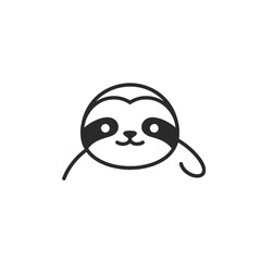 Sloth Vector Logo Design