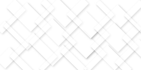 Modern Abstract White Geometric Background. Soft 3D White Squares with Elegant Overlap