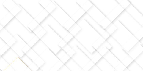 Modern Abstract White Geometric Background. Soft 3D White Squares with Elegant Overlap