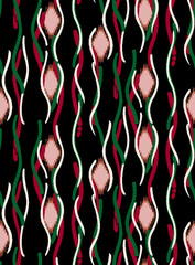 Endless pattern in bright spring style.