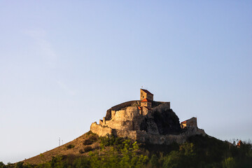 Obraz premium Famous Rupea fortress in Transylvania, Romania. Rupea Citadel (Cetatea Rupea)