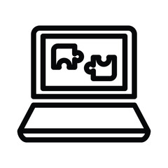 Online problem solving icon