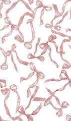 Endless pattern in bright spring style. Flowing waves abstraction. 