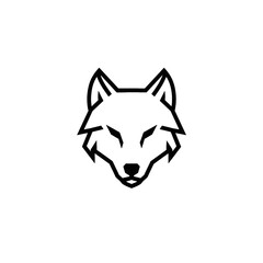 Fototapeta premium Wolf Vector Logo Design