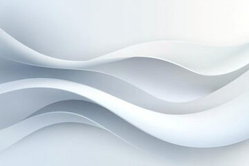 Abstract White Wave Background, Curve, Gradient Abstract Background, White Waves